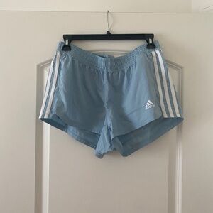 Adidas-Blue Grey Athletic Shorts